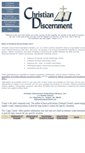 Mobile Screenshot of christiandiscernment.com